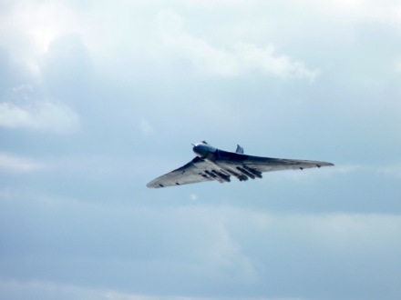 Vulcan XH558 in flight